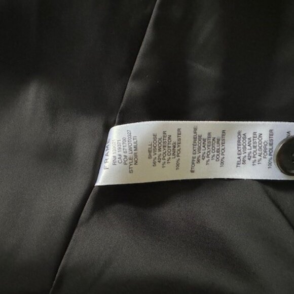 FRAME Oversized double breasted boyfriend blazer. XS EUC - Picture 6 of 7